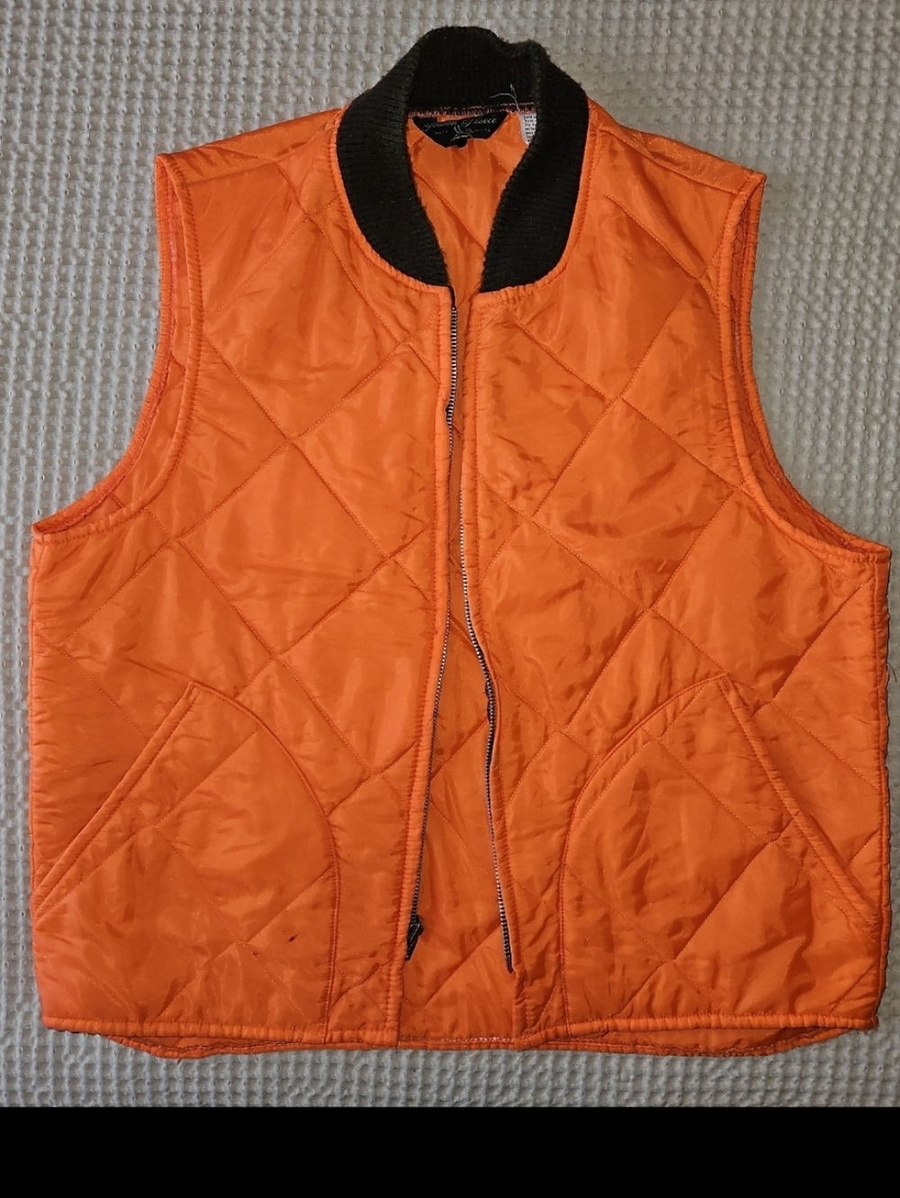 Vintage Orange Hunter Vest